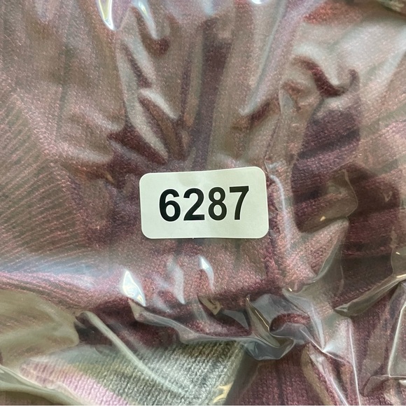 Tome Collection Rent The Runway Plum Ribbed Sweater XS 26287 - Picture 6 of 7